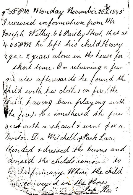 Police notebook